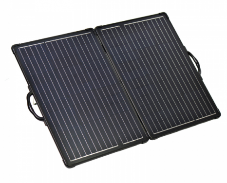 Lightweight 120w folding solar charging kit